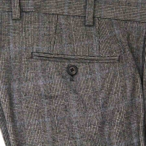 Lauren Ralph Lauren Wool Flannel Dress Pants Glen Plaid Men's Size 38 X 27 - Picture 2 of 2